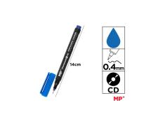 MARCADOR CD PUNTA FINA AZUL MP