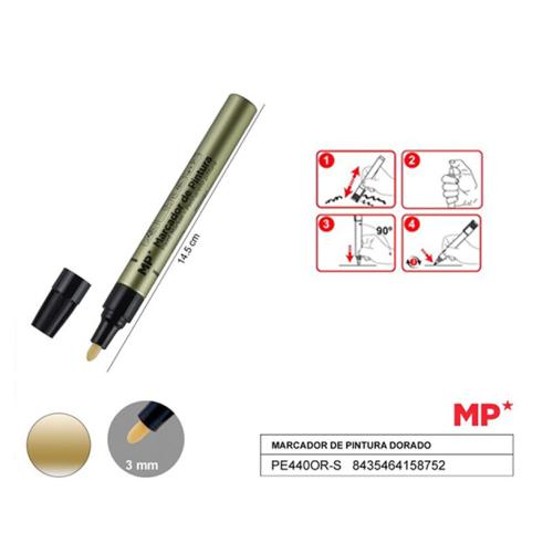 Marcador de Pintura Dorado