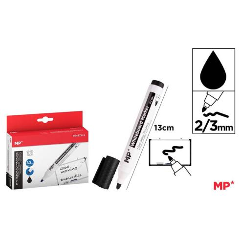 Marcador de Pizarra Negro 2/3mm MP