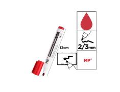 Marcador de Pizarra Rojo 2/3mm MP