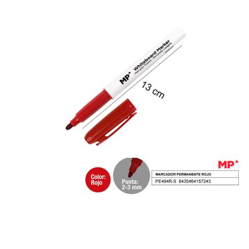 MARCADOR DE PIZARRA ROJO MP