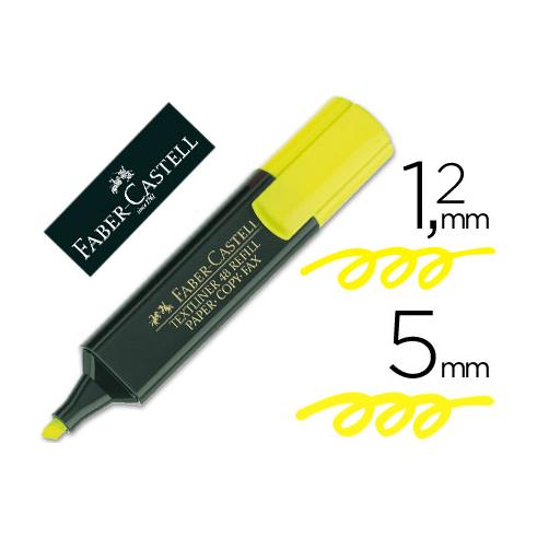 Marcador Fluorescente Faber Castell 48-07 Amarillo