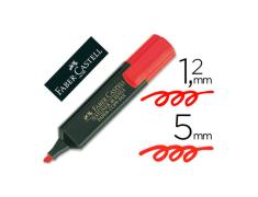 Marcador Fluorescente Faber Castell Rojo 48-21