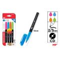 Marcador Permanente 4 Uds. Pack Ahorro (rosa, turquesa, naranja y verde)