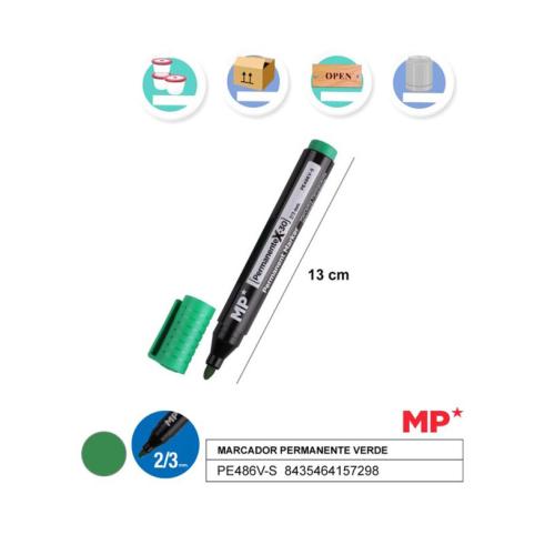 Marcador Permanente Superior Verde MP