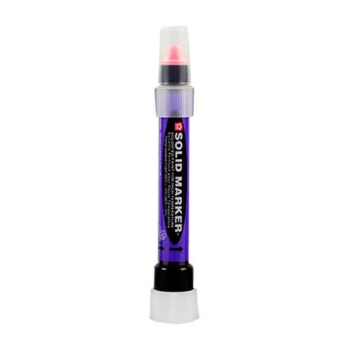 Marcador Solido Slim Blanco Rojo
