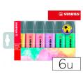 MARCADORES STABILO COLOR PASTEL 6 uds