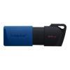 Memoria USB Kingston DataTraveler Exodia M 64GB - USB 3.2 Gen 1 - Capuchón Móvil - Enganche para Llavero - Color Negro/Azul