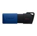 Memoria USB Kingston DataTraveler Exodia M 64GB - USB 3.2 Gen 1 - Capuchón Móvil - Enganche para Llavero - Color Negro/Azul