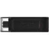 Memoria USB Tipo C Kingston DataTraveler 70 - 32GB - USB-C 3.2 Gen 1 - Con Tapa - Color Negro