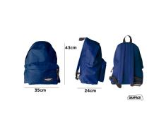 Mochila Eco Grande Azul Marino