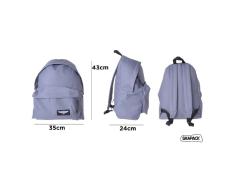 Mochila Eco Grande Gris