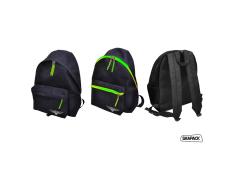 Mochila Eco Grande Negro Cremallera Amar