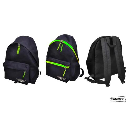 Mochila Eco Grande Negro Cremallera Amar