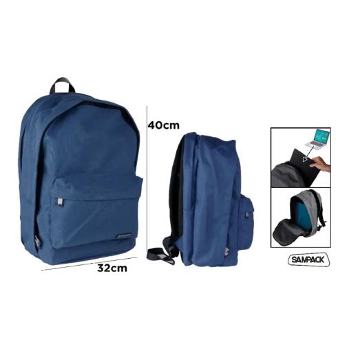 Mochila Escolar Azul