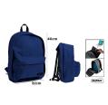 Mochila Escolar Azul Oscuro