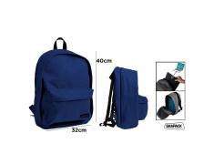 Mochila Escolar Azul Oscuro