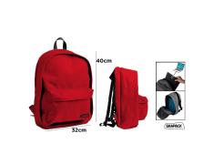 Mochila Escolar Roja