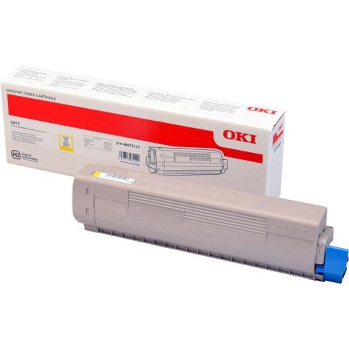 OKI C813 Amarillo Original