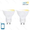 Pack 2 Bombillas Led Wifi GU10 5W CCT