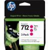Pack 3 x HP 712 Magenta Originales