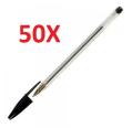 PACK 50 UNIDADES BIC CRISTAL BOLÍGRAFO DE TINTA NEGRO