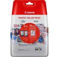 Pack Canon PG-545XL / CL-546XL Originales + 50 Hojas de Papel Fotográfico