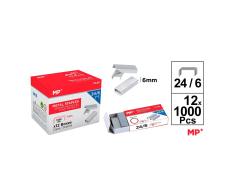 Pack con 12 Cajas de 1000 Grapas 24/6 Galvanizadas MP