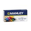 Pack de 10 Ceras Blandas de Trazo Suave Manley