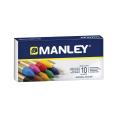 Pack de 10 Ceras Blandas de Trazo Suave Manley
