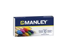 Pack de 10 Ceras Blandas de Trazo Suave Manley