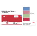 Pack de 10 Sobres Americanos Color Pastel 220x110mm