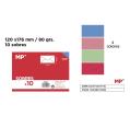 Pack de 10 Sobres Comerciales Color Pastel 176x120mm