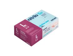 Pack de 100 Guantes de Nitrilo Talla L Santex Nitriflex Blue