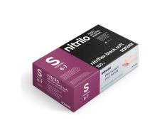Pack de 100 Guantes de Nitrilo Talla S Santex Nitriflex Black Soft