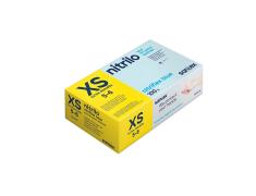 Pack de 100 Guantes de Nitrilo Talla XS Santex Nitriflex Blue