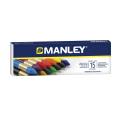 Pack de 15 Ceras Blandas de Trazo Suave Manley
