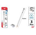 Pack de 2 Gomas de Borrar en Lapiz + 1 Sacapuntas