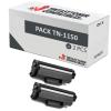 Pack de 2 Toner Brother TN1150 Compatible