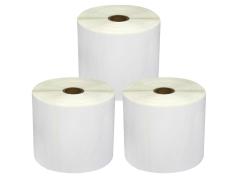Pack de 3 Rollos de Etiquetas Compatibles Zebra Perforadas 101,5x152 mm 500 Unidades