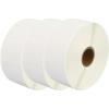 Pack de 3 Rollos de Etiquetas Compatibles Zebra Perforadas 38x25 mm 2000 Unidades