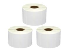 Pack de 3 Rollos de Etiquetas Compatibles Zebra Perforadas 50x25 mm 1300 Unidades