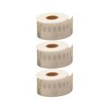 Pack de 3 Rollos de Etiquetas de Plástico Transparentes Compatibles Dymo LabelWriter 99013 (S0722410)