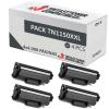 Pack de 4 Toner Brother TN1150XXL Compatibles