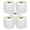 Pack de 5 Rollos de Etiquetas Compatibles Zebra Perforadas 101,5x152 mm 500 Unidades