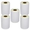 Pack de 5 Rollos de Etiquetas Compatibles Zebra Perforadas 101,5x50 mm 500 Unidades