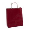 Pack de 50 Bolsas Kraft Color Rojo 18x8x21 cm Apli