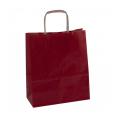 Pack de 50 Bolsas Kraft Color Rojo 18x8x21 cm Apli