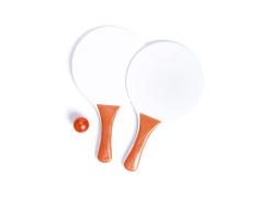 Palas Playa Madera Mango Naranja de 19x33cm