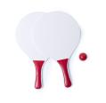 Palas Playa Madera Mango Rojo de 23.5x38cm